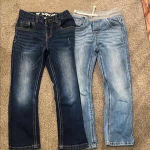 Cat & Jack Boys' Stretch Denim Jeans - Dark Blue Wash